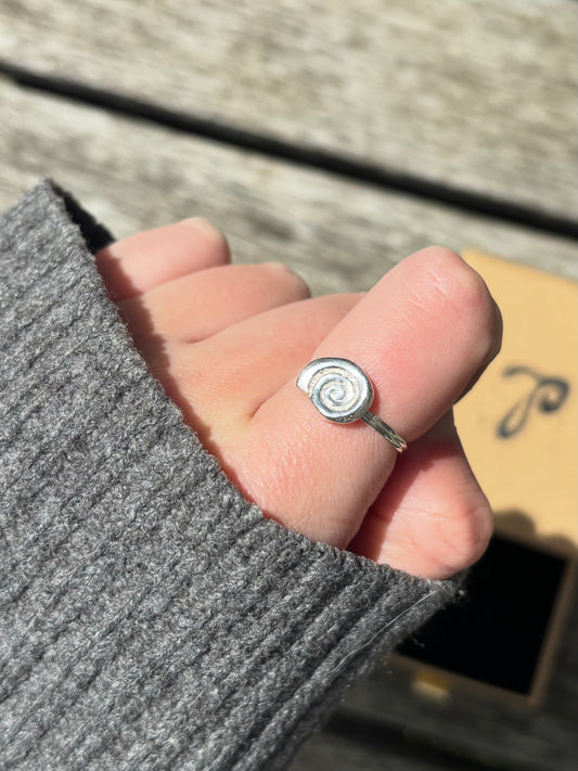08- Sandcast Shell Ring