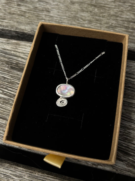 03- Abalone Swirl Necklace