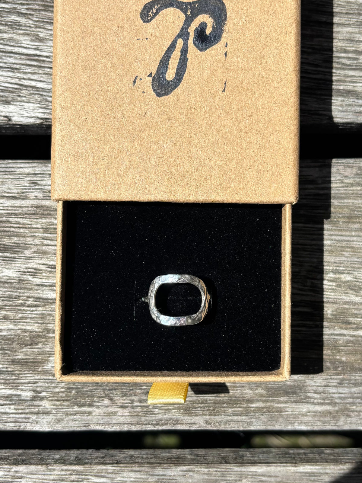 12- Textured Oval Ring