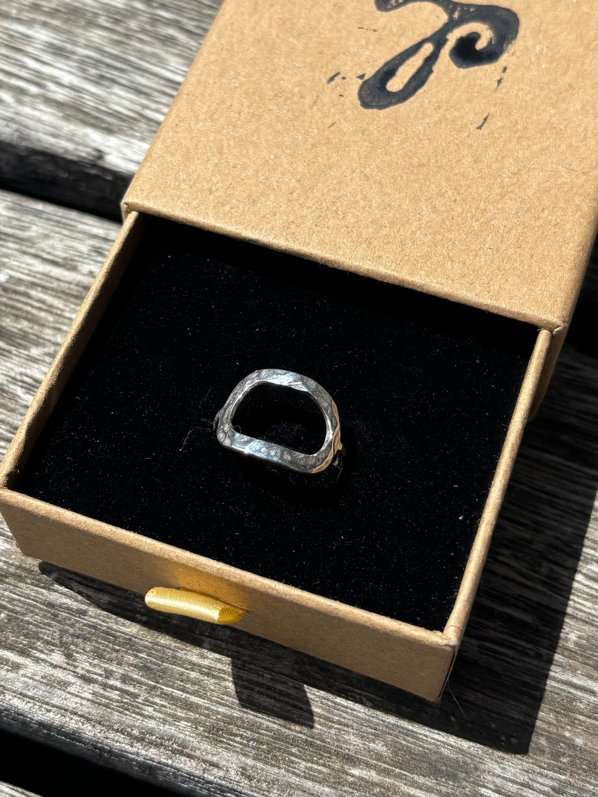 12- Textured Oval Ring