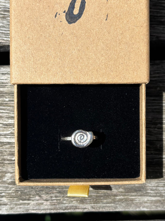 08- Sandcast Shell Ring
