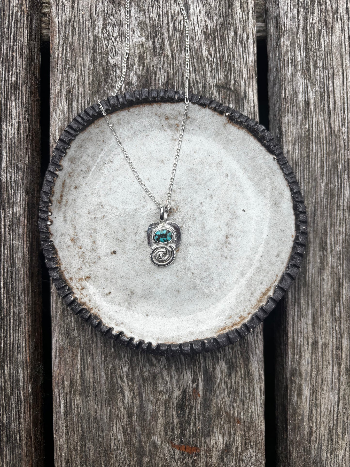 07- Turquoise Swirl Necklace