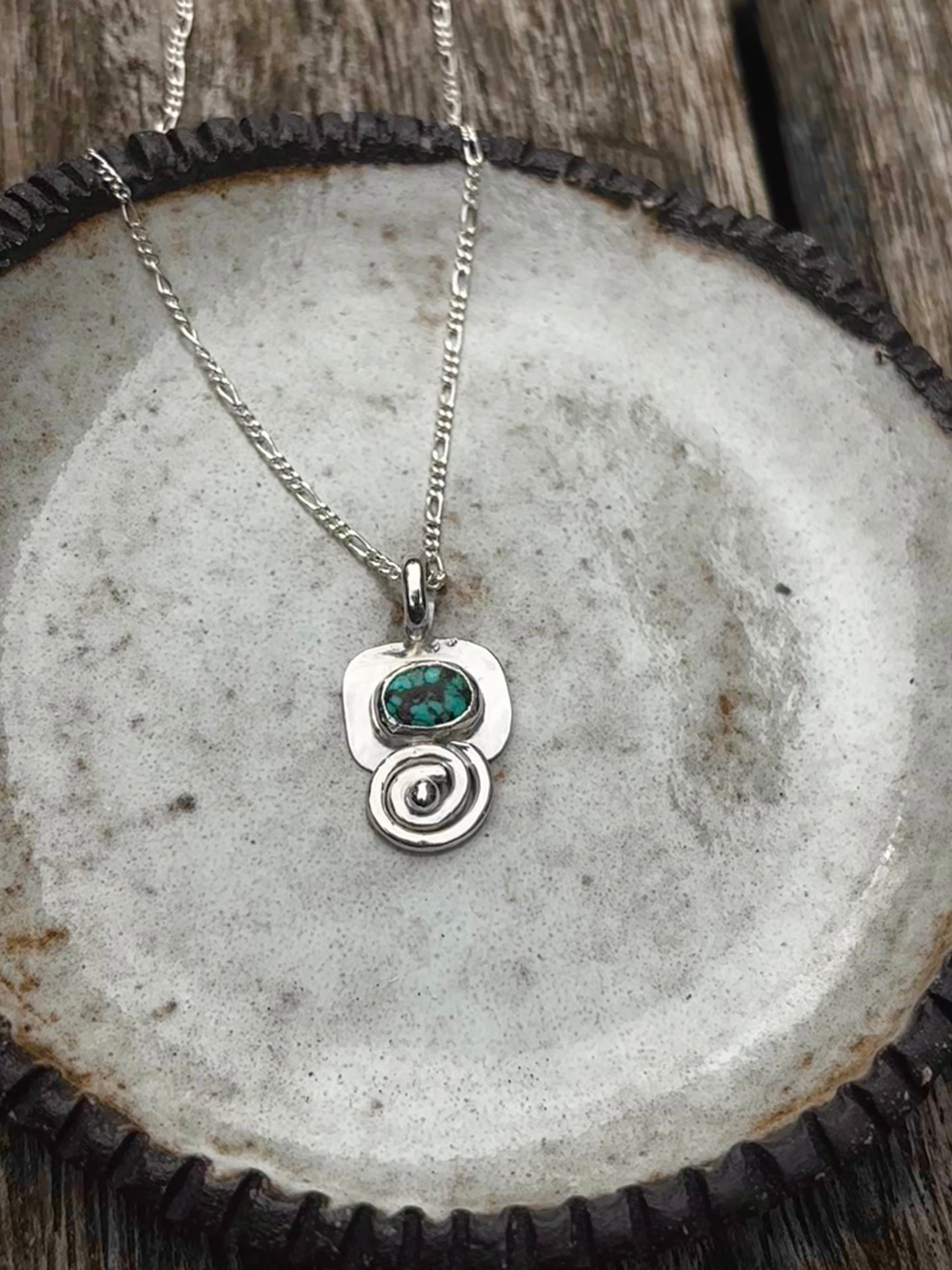 07- Turquoise Swirl Necklace