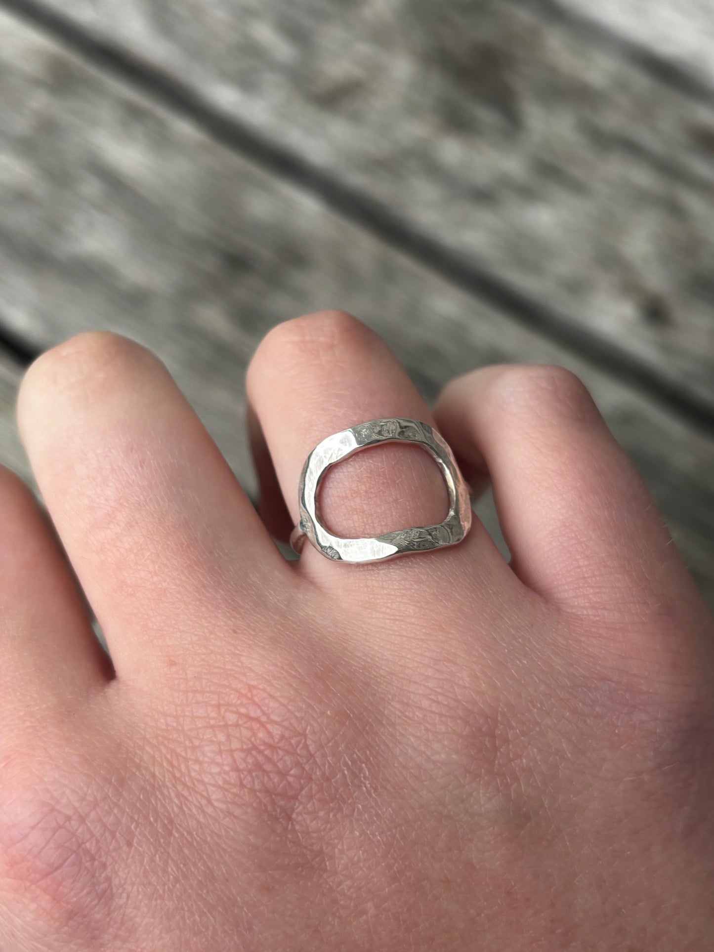 05- Textured Oval Ring