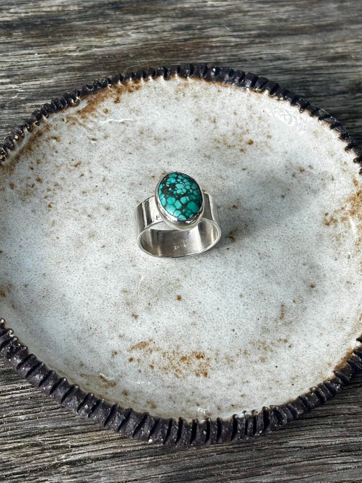 02- Spotted Turquoise Ring