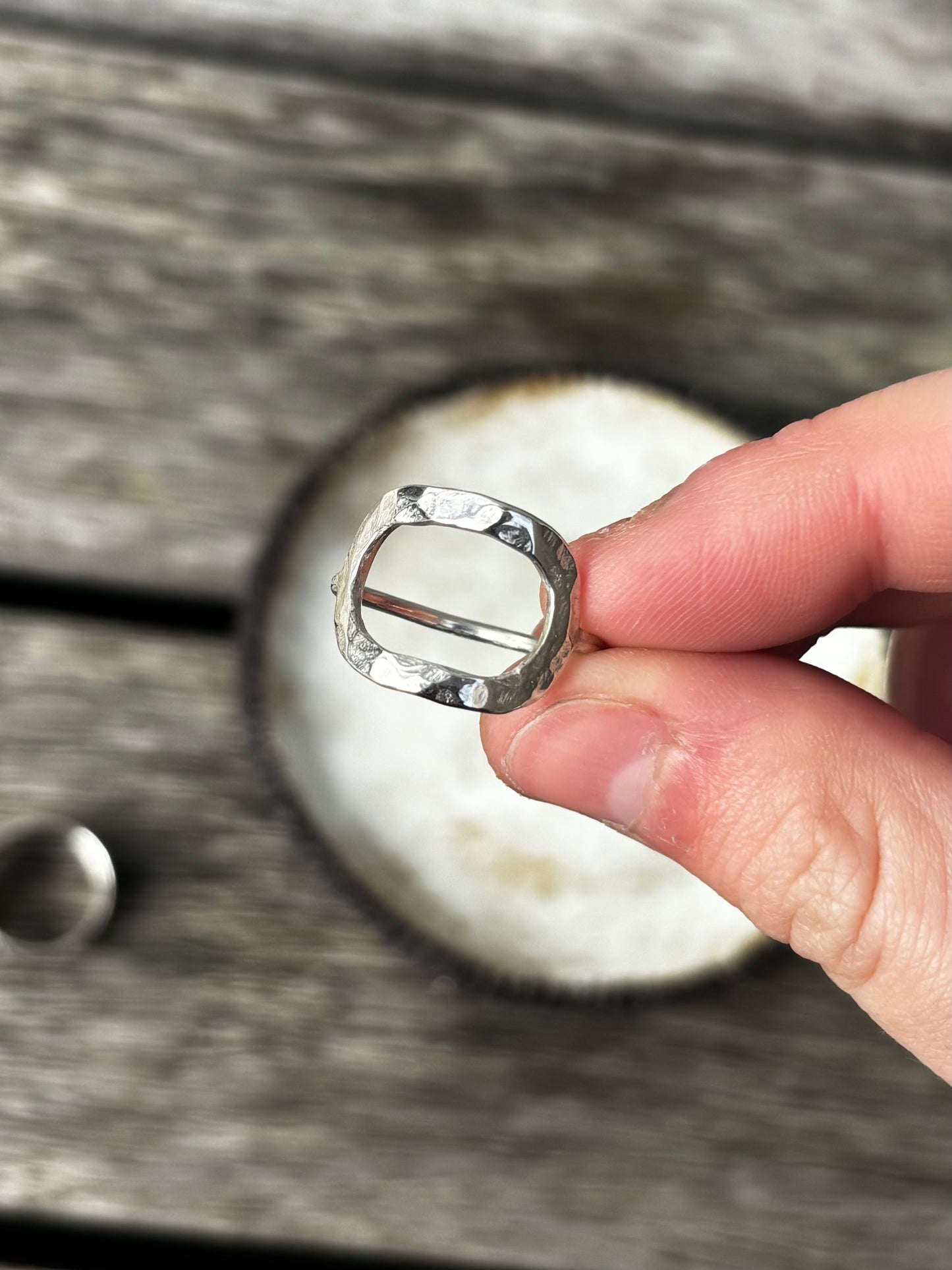 05- Textured Oval Ring