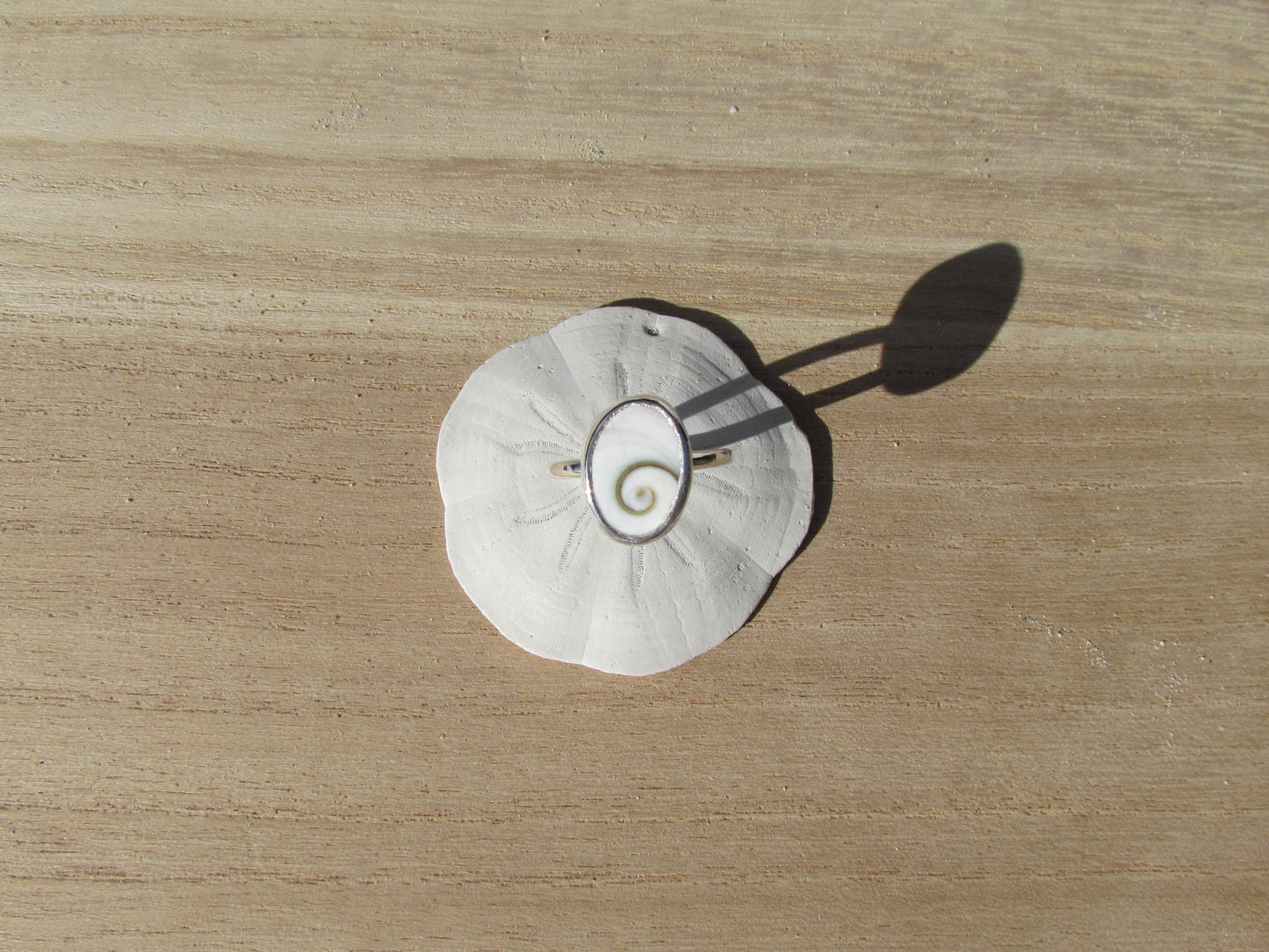 Shiva eye shell ring