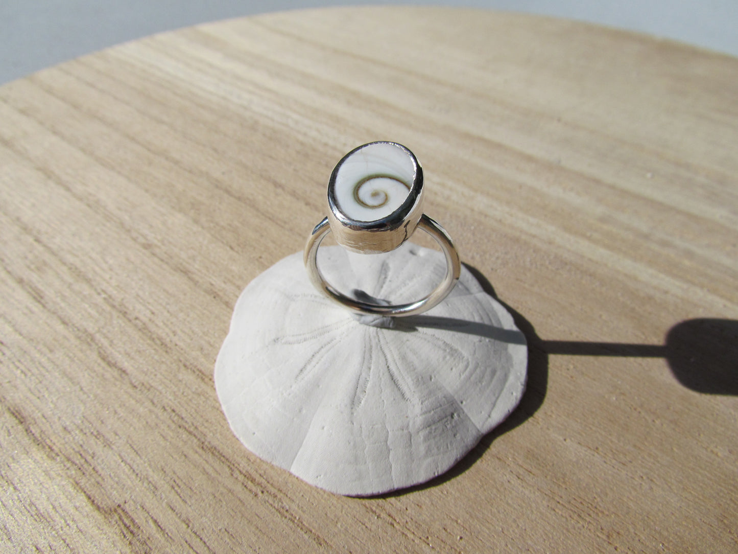 Shiva eye shell ring